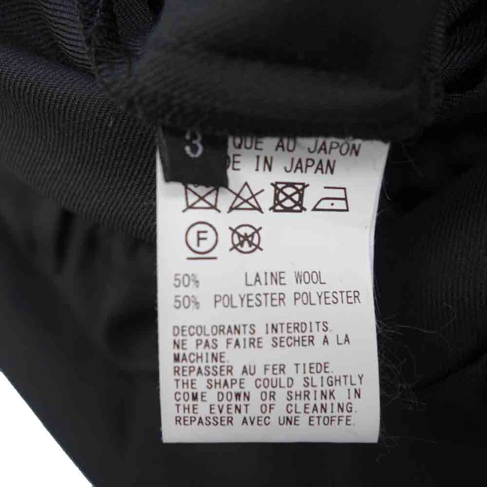 Yohji Yamamoto ヨウジヤマモト GroundY GA-P13-100 T/W Gabardine 3Way Skirt Pants ギャバジン スカート パンツ 3【極上美品】【中古】