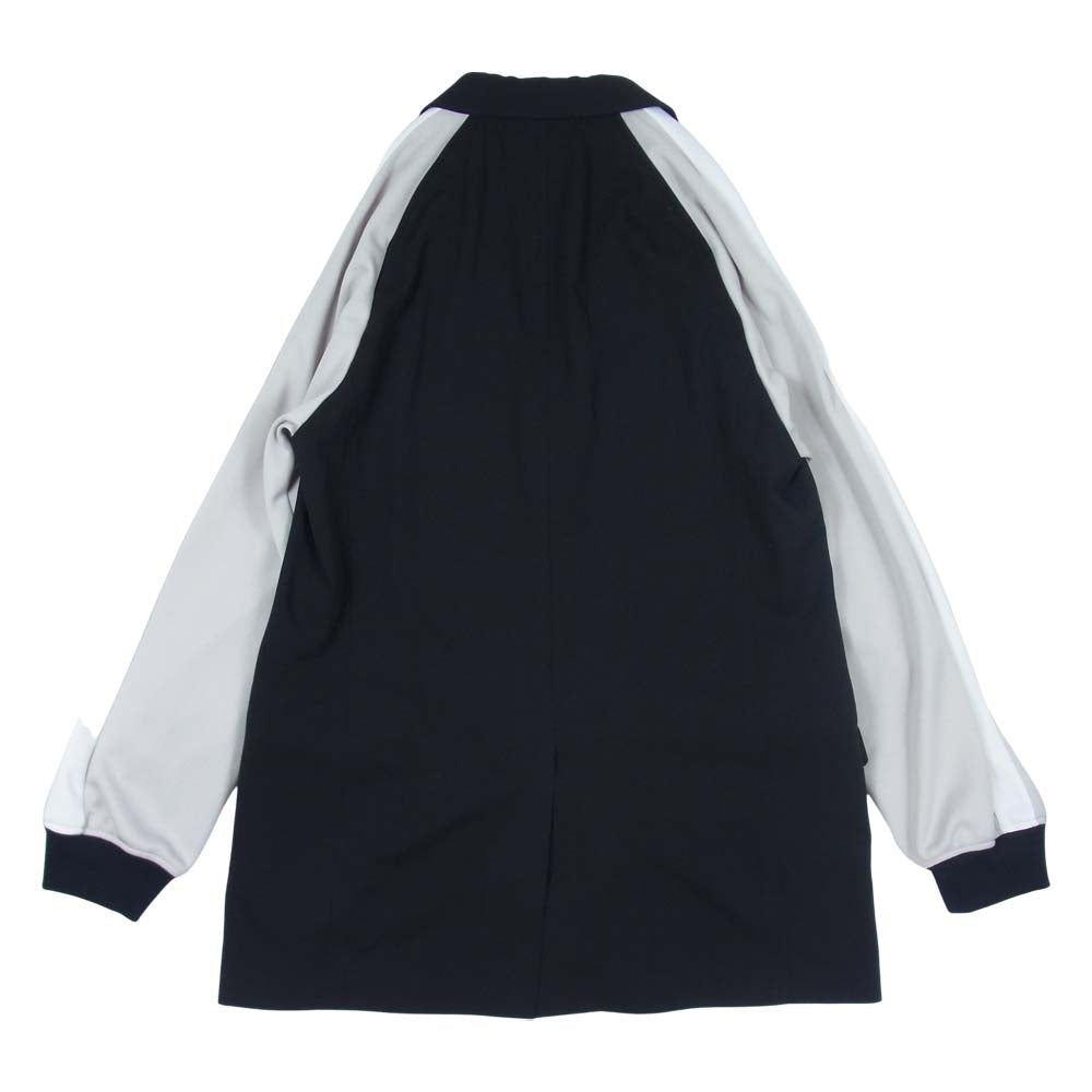Yohji Yamamoto ヨウジヤマモト S'YTE UM-J54-912-1 Pe Rayon Gabardine Stretch 3BS Jersey Sleeve Jacket サイト レーヨン ギャバジン ストレッチ ジャージ スリーブ ジャケット ブラック系 3【新古品】【未使用】【中古】