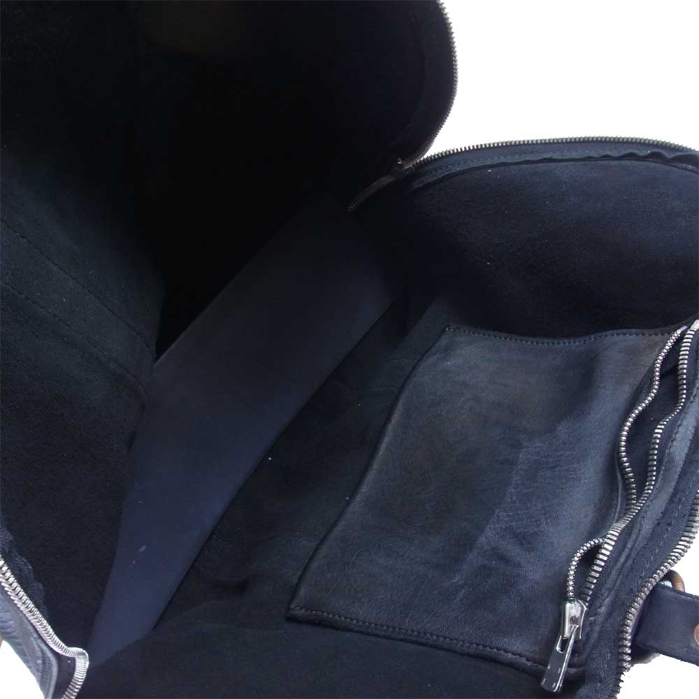 GUIDI グイディ GB1A SOFT HORSE Full Grain Medium Handle Bag ソフトホース フルグレイン ミディアム ハンドルバッグ ブラック系【新古品】【未使用】【中古】