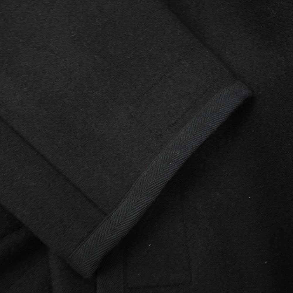 Yohji Yamamoto ヨウジヤマモト POUR HOMME プールオム 21AW HX-D27-126-1A ARMY MELTON COAT バックロゴ アーミー メルトン コート ブラック系【新古品】【未使用】【中古】