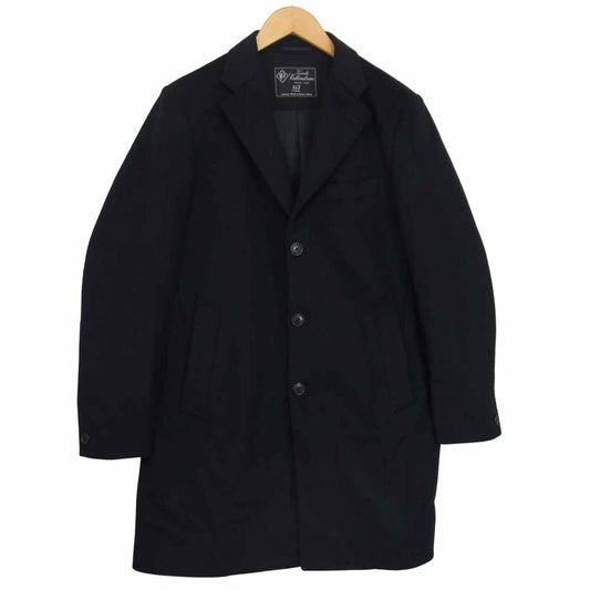 EDIFICE エディフィス VALLOM BROSA カシミア混 チェスター ブラック系 L【中古】