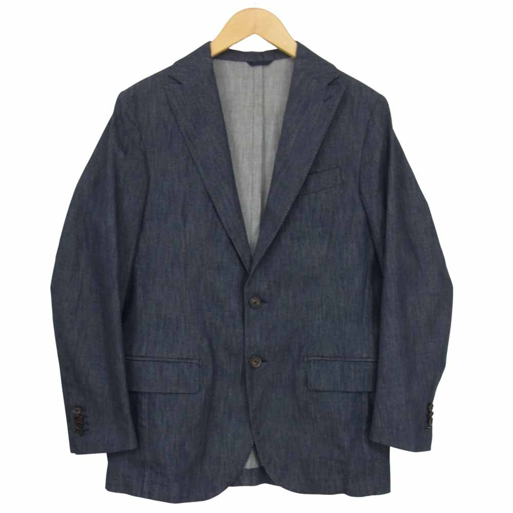 エッリコフォルミコラ テーラード インディゴブルー系 48【中古】