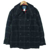WOOLRICH ウールリッチ 2W5-5540 チェック ウール  Pコート ピーコート 中国製 ダークグレー系 M【中古】