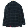 WOOLRICH ウールリッチ 2W5-5540 チェック ウール  Pコート ピーコート 中国製 ダークグレー系 M【中古】
