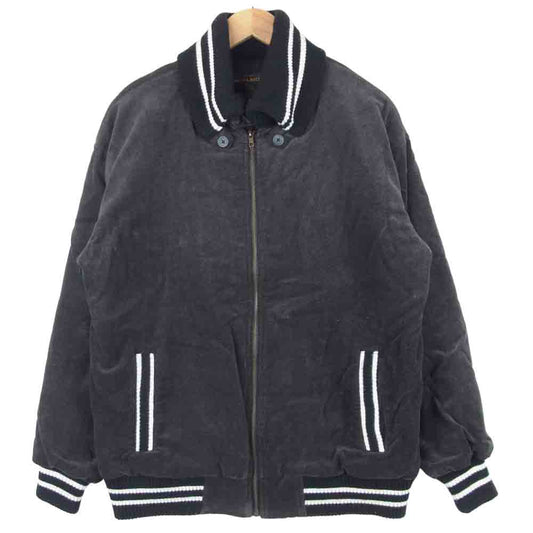 WOOLRICH ウールリッチ 2W5-5502 襟付き スタジャン 中綿 ブルゾン ジャケット ダークグレー系 M【中古】