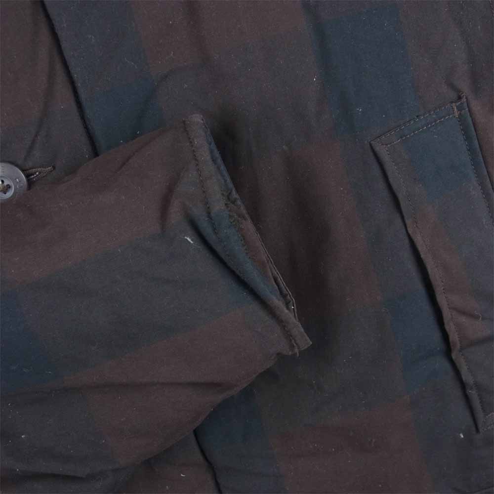 WOOLRICH ウールリッチ 2W5-9314 チェック ファー 中綿 ジャケット ブラウン系 M【中古】