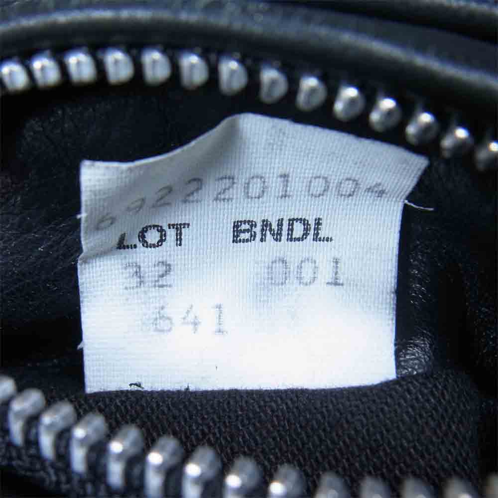 schott ショット 641 ライナー付 シングル レザー ライダース ジャケット ブラック系 32【中古】