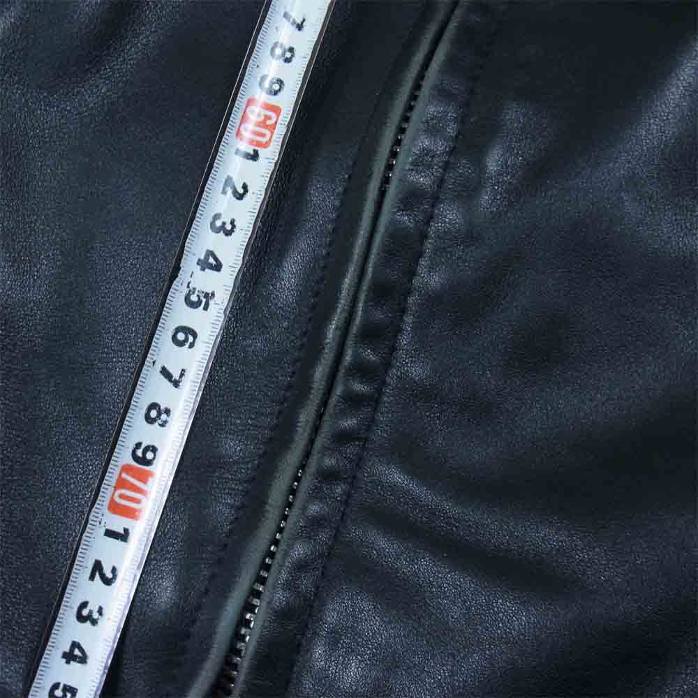 schott ショット 641 ライナー付 シングル レザー ライダース ジャケット ブラック系 32【中古】