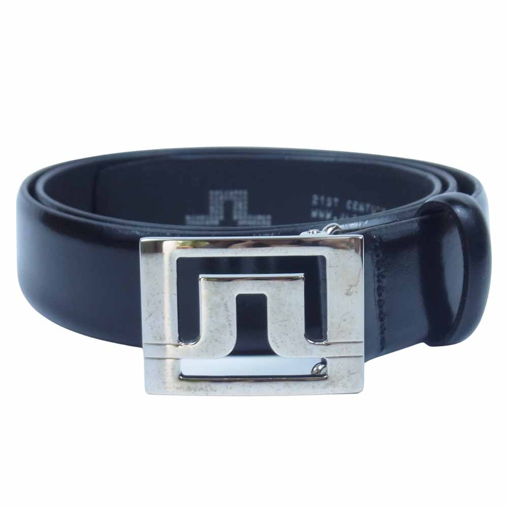 J.LINDEBERG ジェイリンドバーグ イタリア製 レザー ベルト ブラック系 30/85【中古】