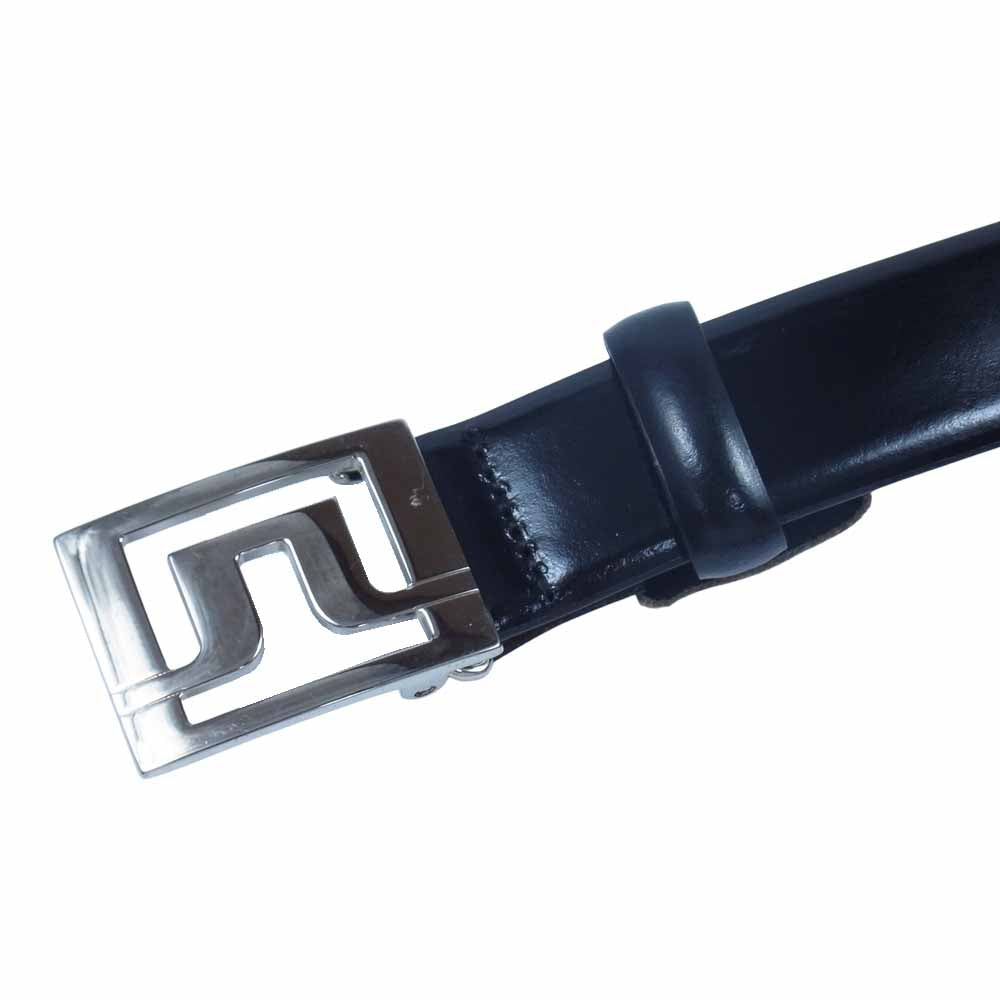 J.LINDEBERG ジェイリンドバーグ イタリア製 レザー ベルト ブラック系 30/85【中古】