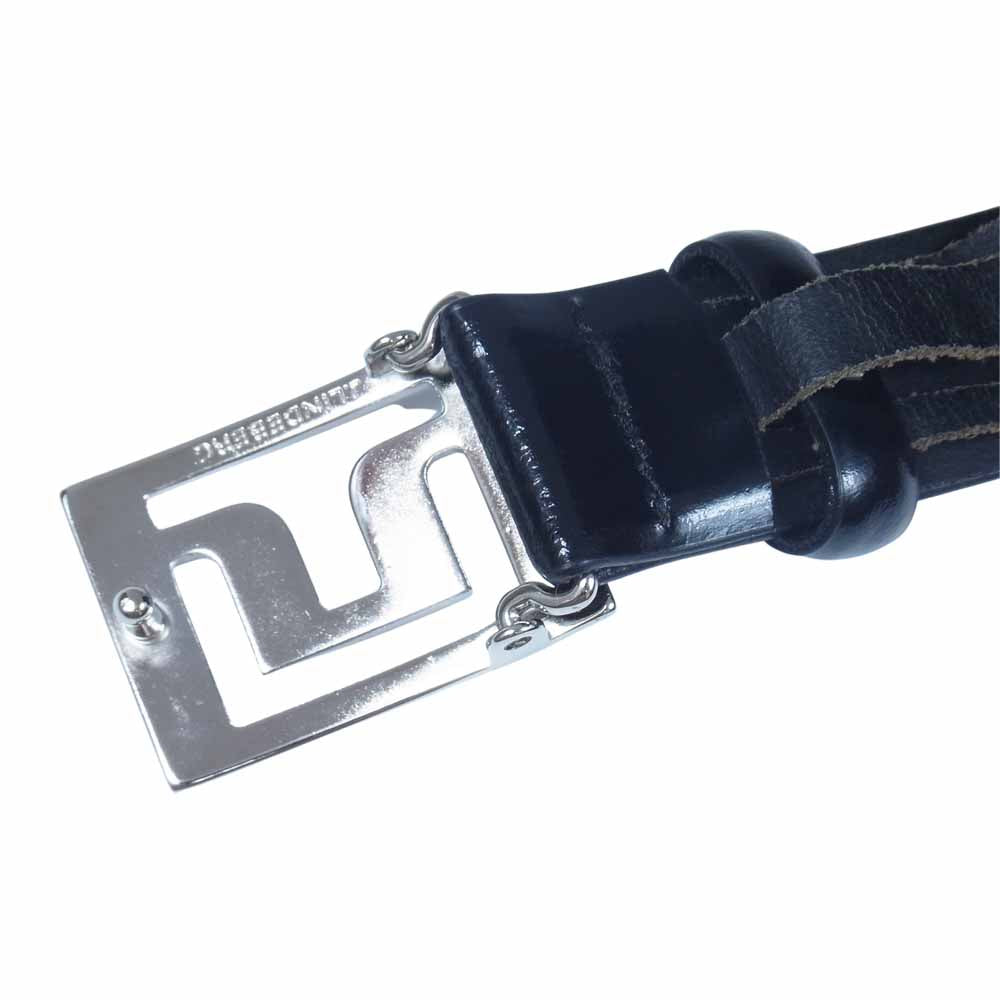 J.LINDEBERG ジェイリンドバーグ イタリア製 レザー ベルト ブラック系 30/85【中古】
