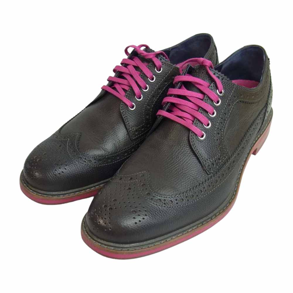 COLE HAAN コールハーン C11078 COOPER SQ. WINGTIP クーパー ウィングチップ シューズ ダークブラウン系 7⁵M【中古】