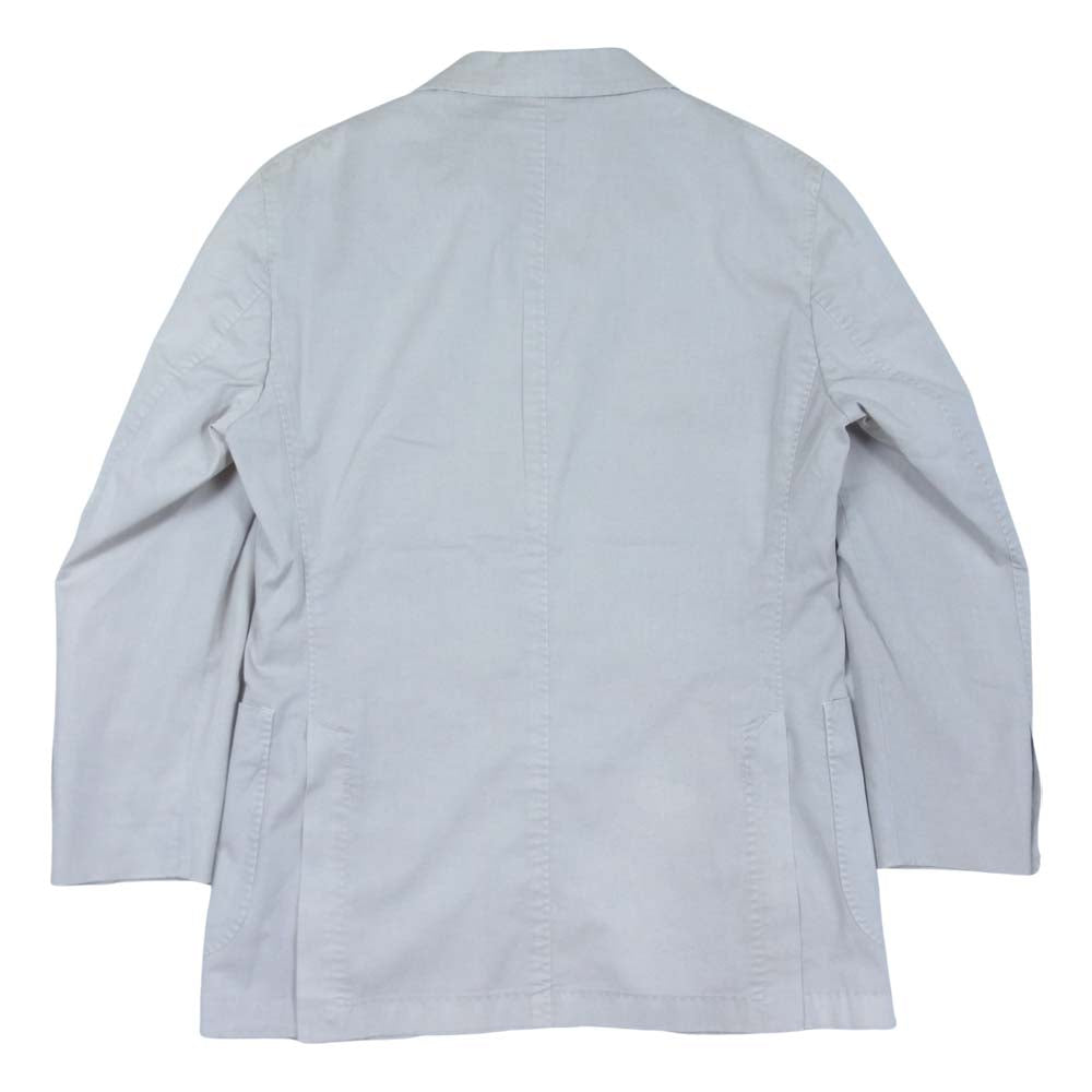 ボリオリ R3302G 国内正規品 COAT ウォッシュ コットン 3B アンコン テーラード ジャケット ベージュ系 44【中古】