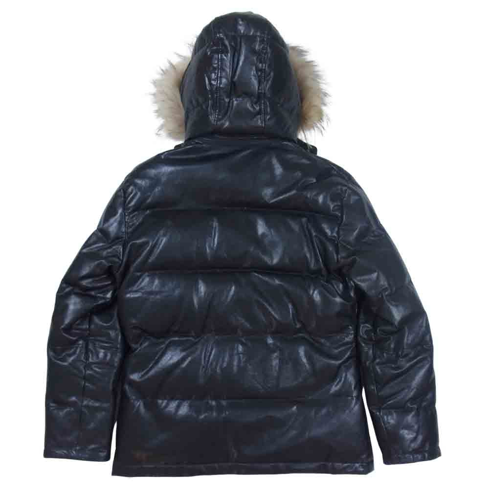 Paul Smith ポール・スミス COLLECTION ラムレザー チャイニーズラクーンファー ダウン ジャケット ブラック系 M【中古】