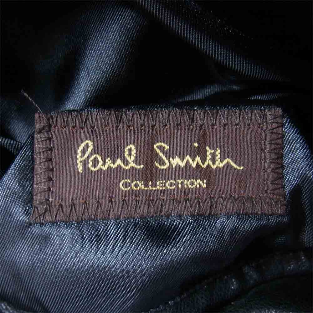 Paul Smith ポール・スミス COLLECTION ラムレザー チャイニーズラクーンファー ダウン ジャケット ブラック系 M【中古】