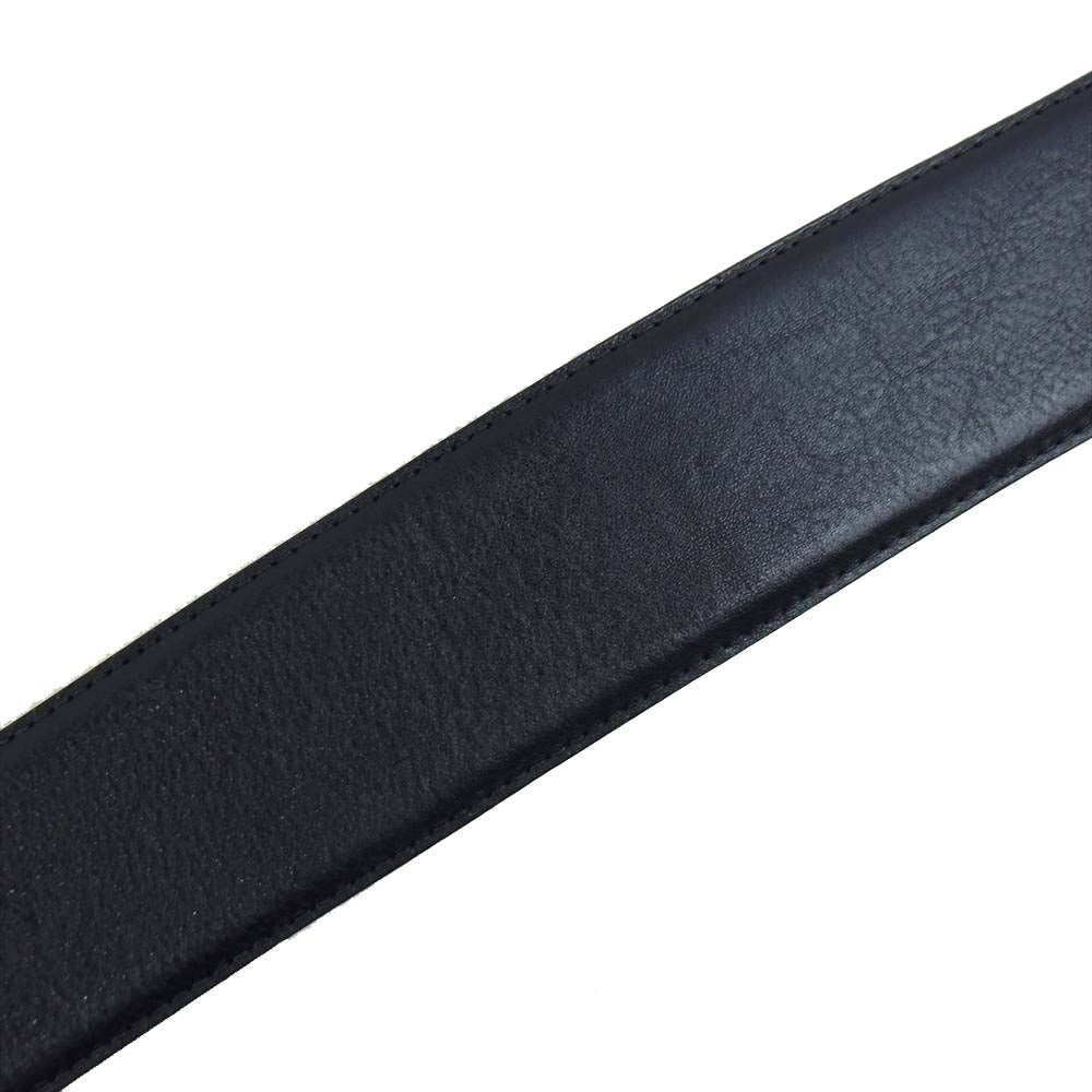 CHROME HEARTS クロムハーツ（原本無） 2.0 STRAP 2.0inch インチ ストラップ レザー ベルト ブラック系 36【中古】