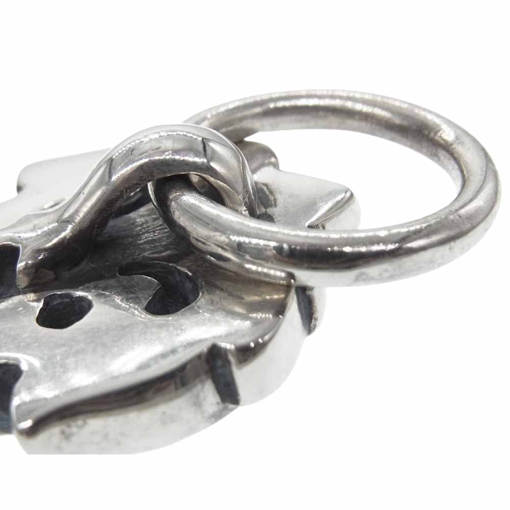 CHROME HEARTS クロムハーツ（原本無） FILIGREE CROSS LARGE フィリグリー クロス ラージ ペンダント トップ シルバー系【中古】