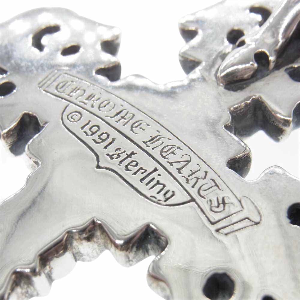 CHROME HEARTS クロムハーツ（原本無） FILIGREE CROSS LARGE フィリグリー クロス ラージ ペンダント トップ シルバー系【中古】