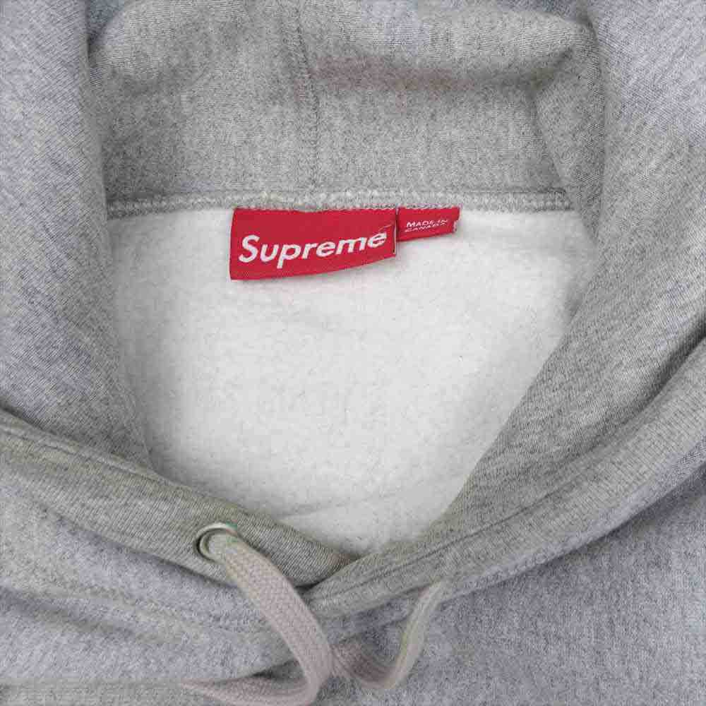Supreme シュプリーム 12AW Box logo Hooded Sweatshirt ボックスロゴ フーデッド スウェット シャツ プルオーバー パーカー グレー系 S【中古】