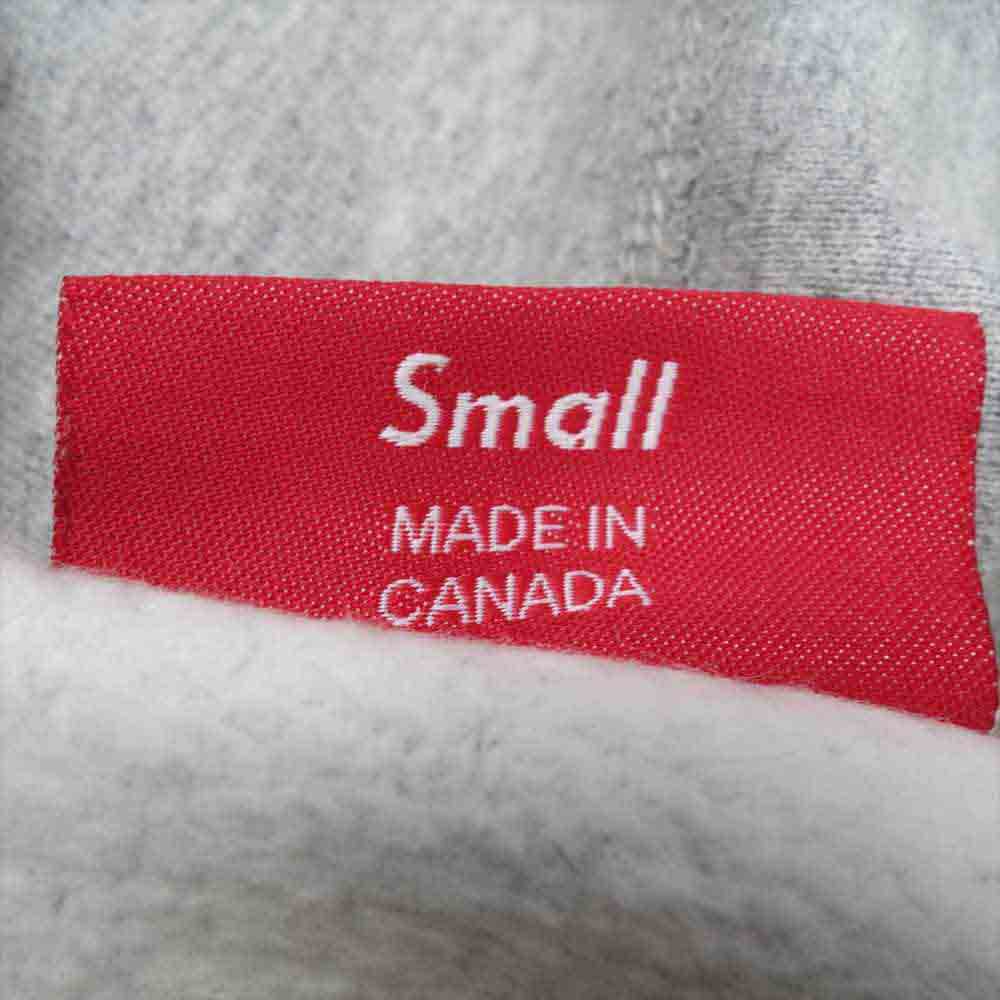 Supreme シュプリーム 12AW Box logo Hooded Sweatshirt ボックスロゴ フーデッド スウェット シャツ プルオーバー パーカー グレー系 S【中古】