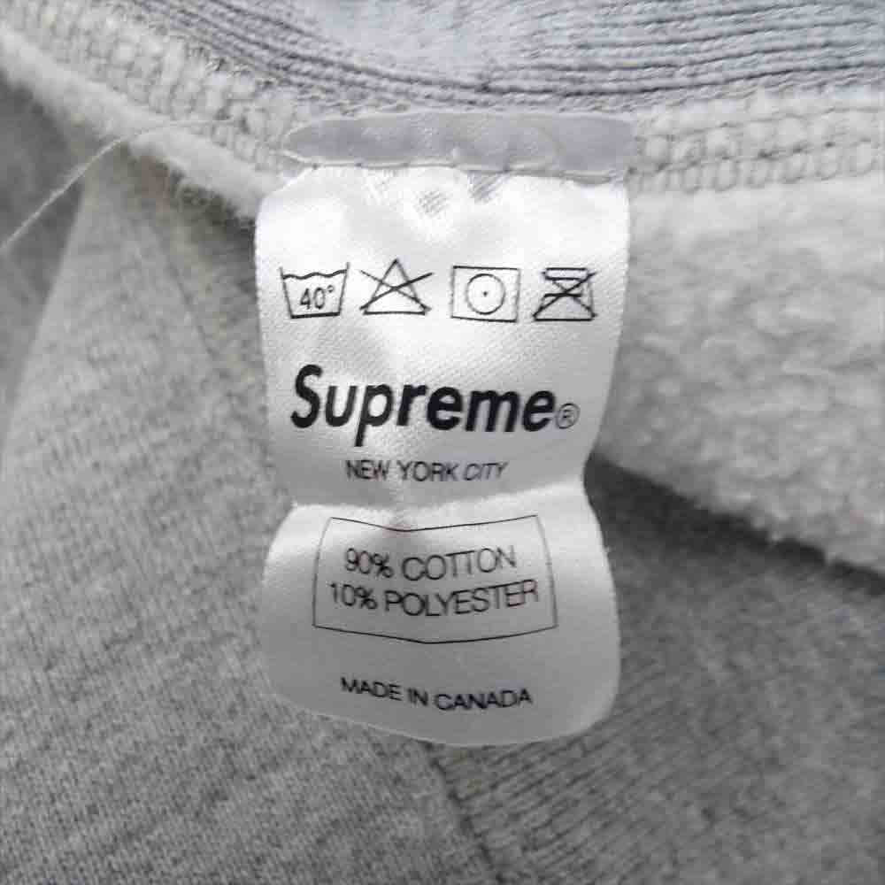 Supreme シュプリーム 12AW Box logo Hooded Sweatshirt ボックスロゴ フーデッド スウェット シャツ プルオーバー パーカー グレー系 S【中古】