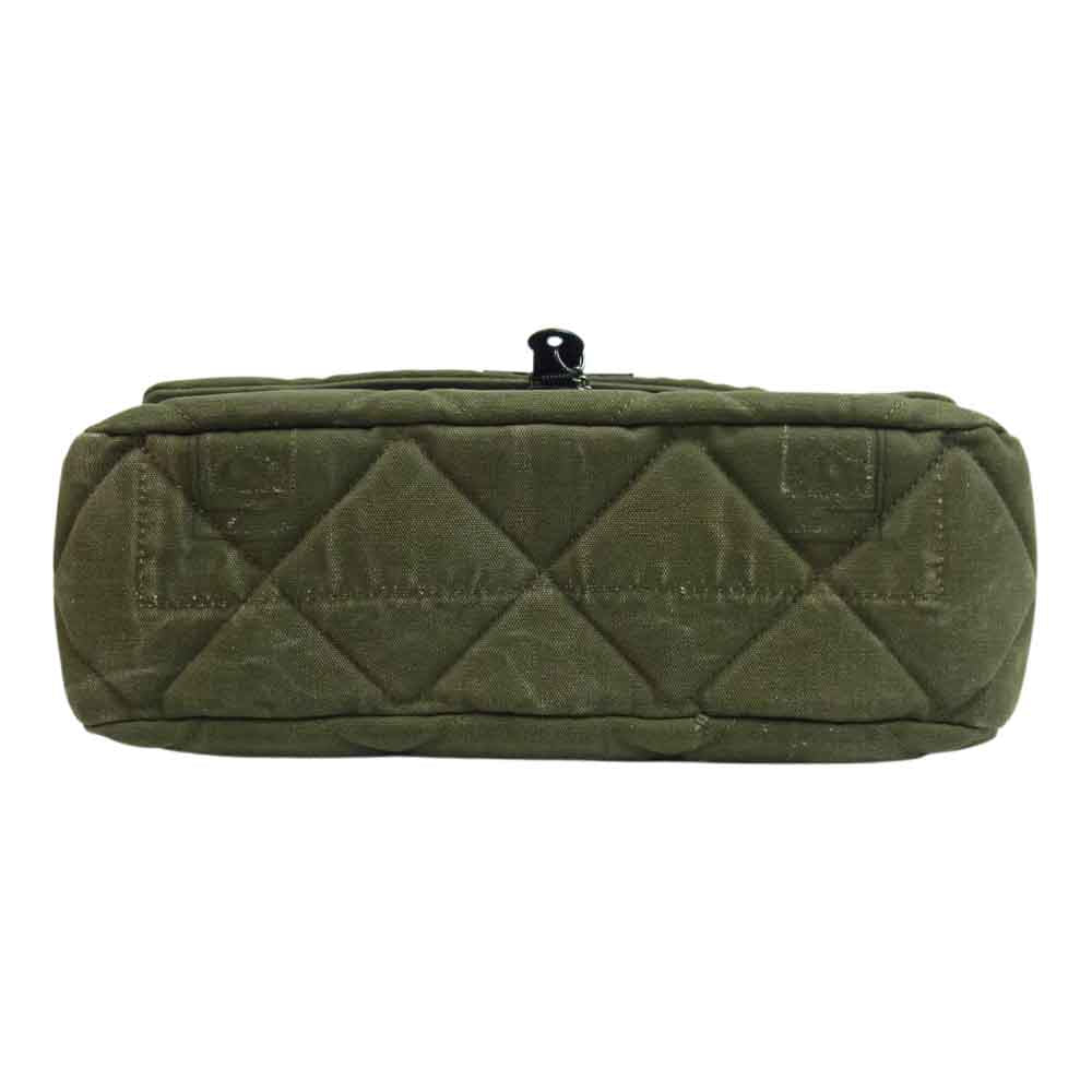 READY MADE レディメイド RE-CO-KH-00-00-168 BIG CHAIN BAG ヴィンテージコットン ビッグ チェーン バッグ カーキ系【極上美品】【中古】