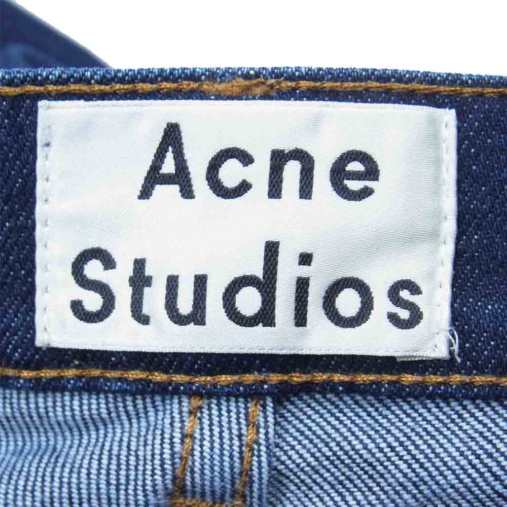 ACNE STUDIOS アクネストゥディオズ 30Y163-116 5ポケット スリム ストレート デニム パンツ インディゴブルー系 28【中古】
