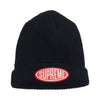 Supreme シュプリーム 18AW Oval Patch Beanie オーバル パッチ ビーニー ニット キャップ ブラック系【中古】