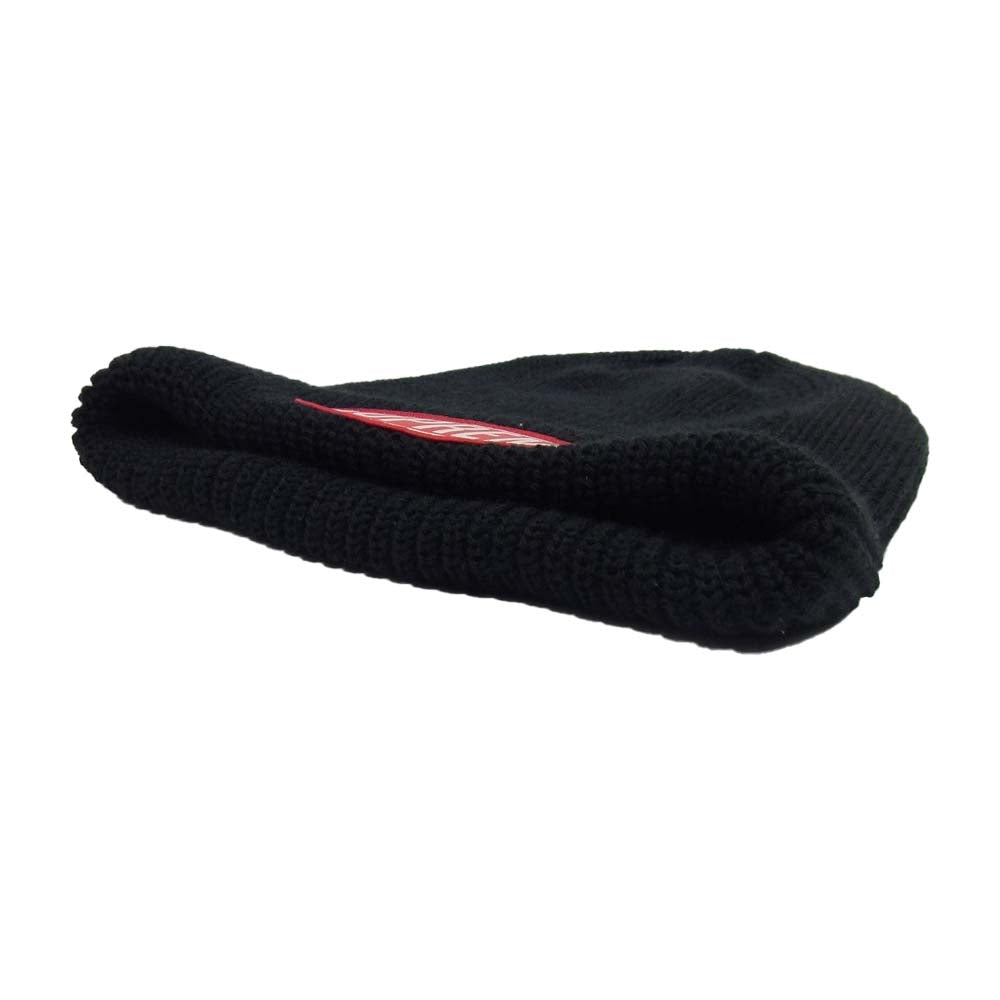 Supreme シュプリーム 18AW Oval Patch Beanie オーバル パッチ ビーニー ニット キャップ ブラック系【中古】