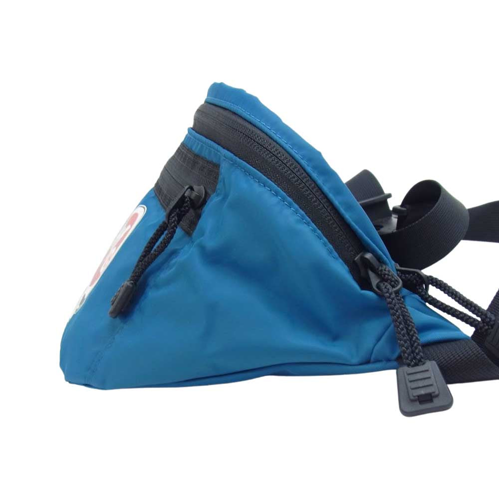 HYSTERIC GLAMOUR ヒステリックグラマー ロゴ プリント ウエスト ポーチ ライトブルー系【中古】