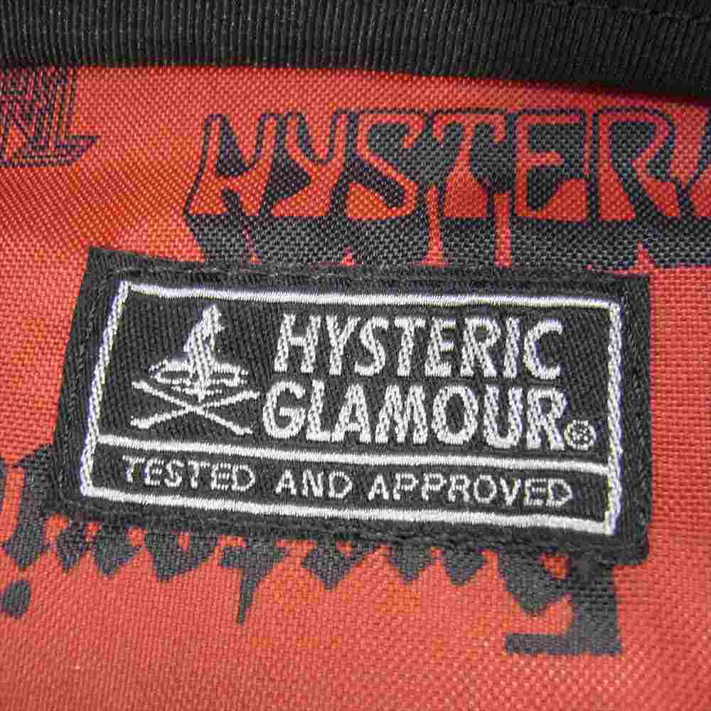 HYSTERIC GLAMOUR ヒステリックグラマー ロゴ プリント ウエスト ポーチ ライトブルー系【中古】