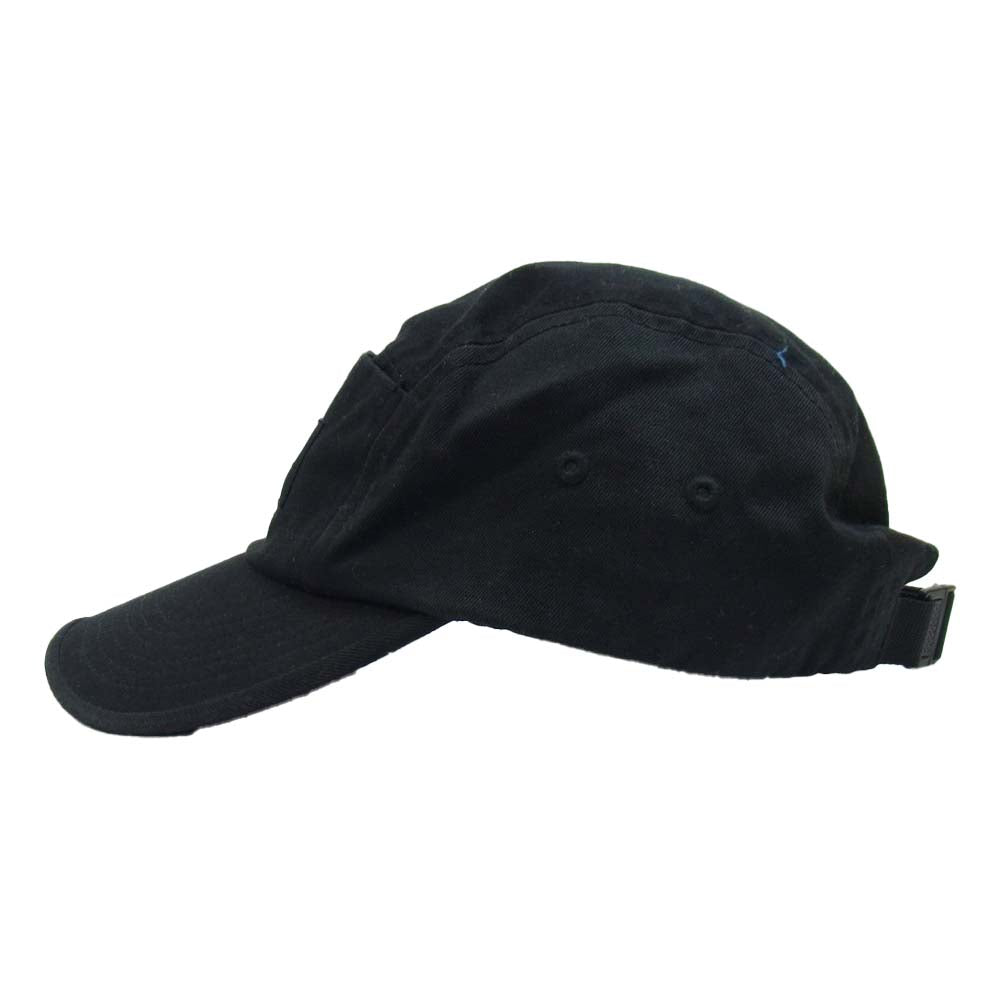 Supreme シュプリーム 18AW SNAPBUTTON POCKET CAMP CAP スナップボタン ポケット キャンプ キャップ ブラック系【中古】