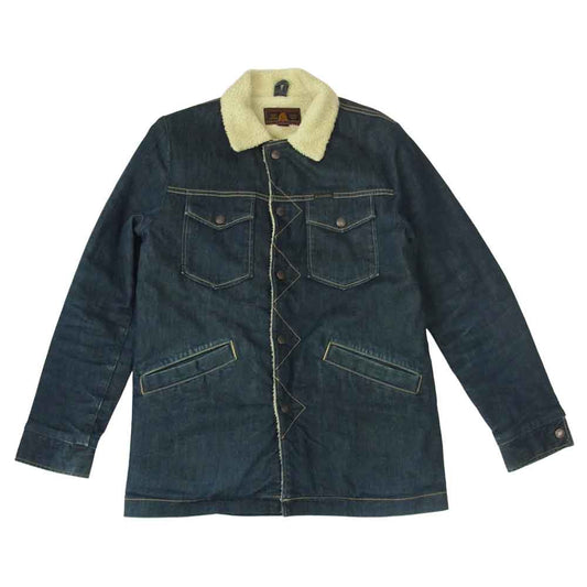 HYSTERIC GLAMOUR ヒステリックグラマー 14AW 0243AC04 ボアランチ デニムジャケット インディゴブルー系 S【中古】