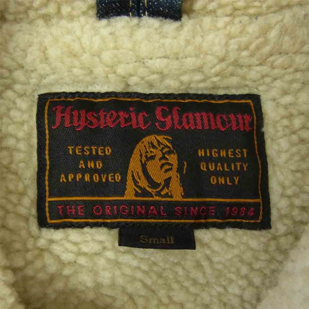 HYSTERIC GLAMOUR ヒステリックグラマー 14AW 0243AC04 ボアランチ デニムジャケット インディゴブルー系 S【中古】