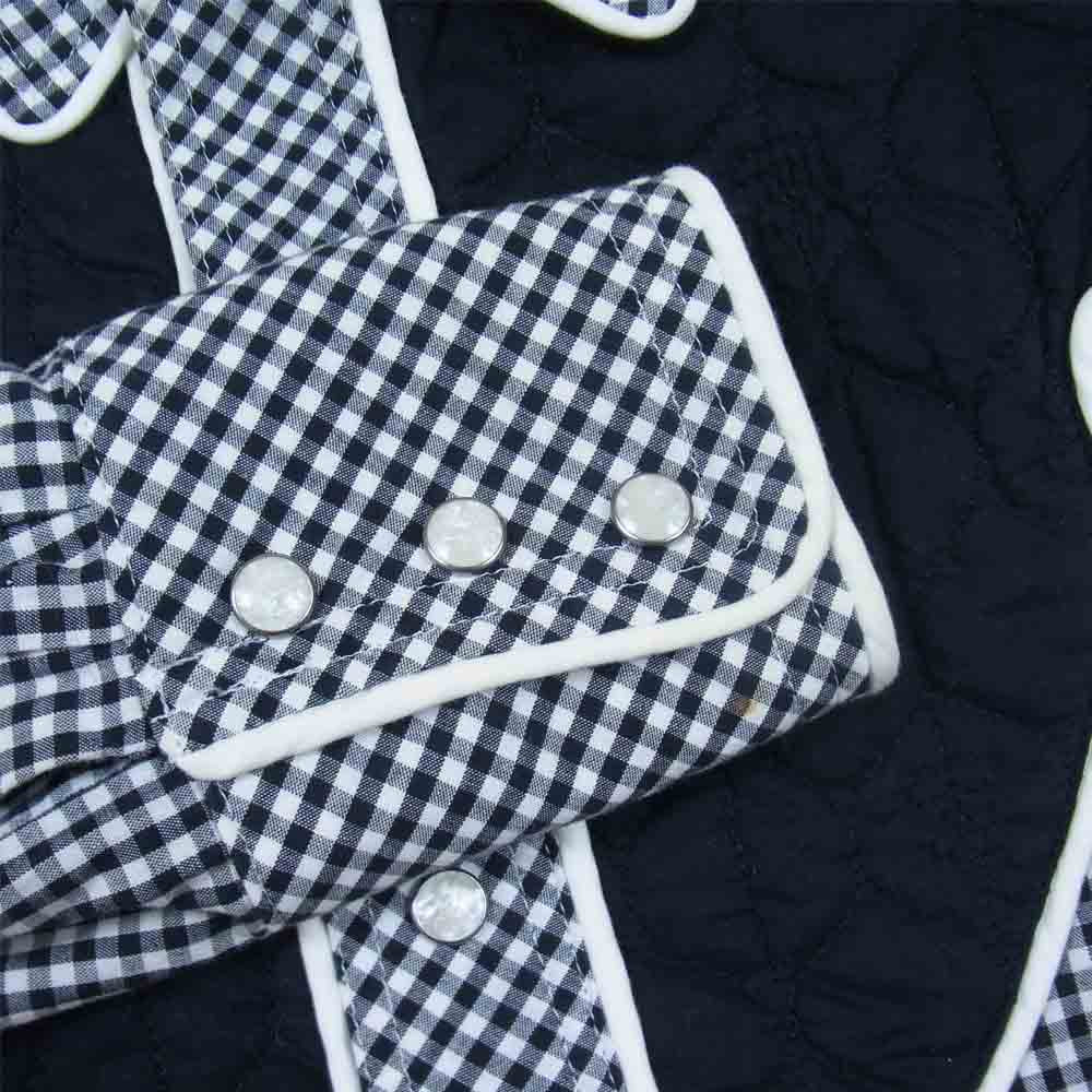 A BATHING APE アベイシングエイプ ギンガム チェック ウエスタン シャツ ブラック系 XS【中古】