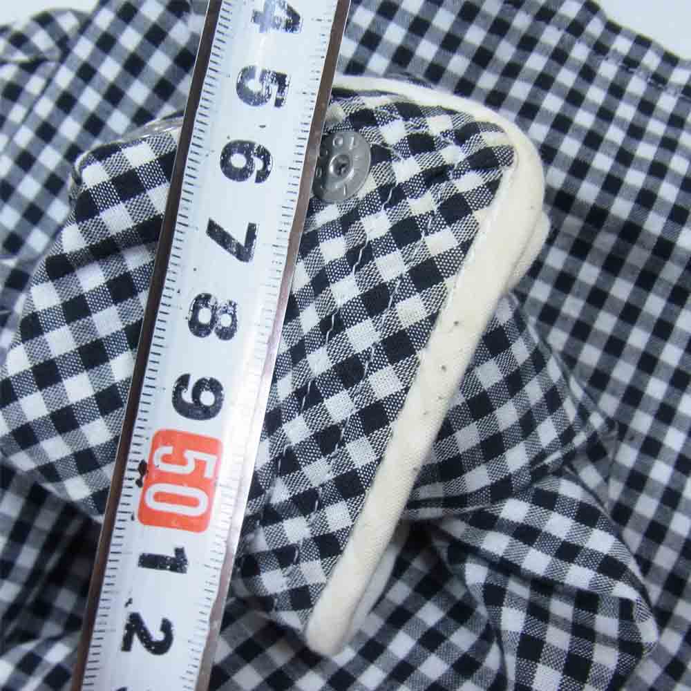 A BATHING APE アベイシングエイプ ギンガム チェック ウエスタン シャツ ブラック系 XS【中古】