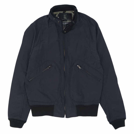 HYSTERIC GLAMOUR ヒステリックグラマー 0222AB01 × THE ROLLING STONES ローリングストーンズ × 野口強 裏地リップ&タン総柄 ブルゾン ジャケット S【中古】