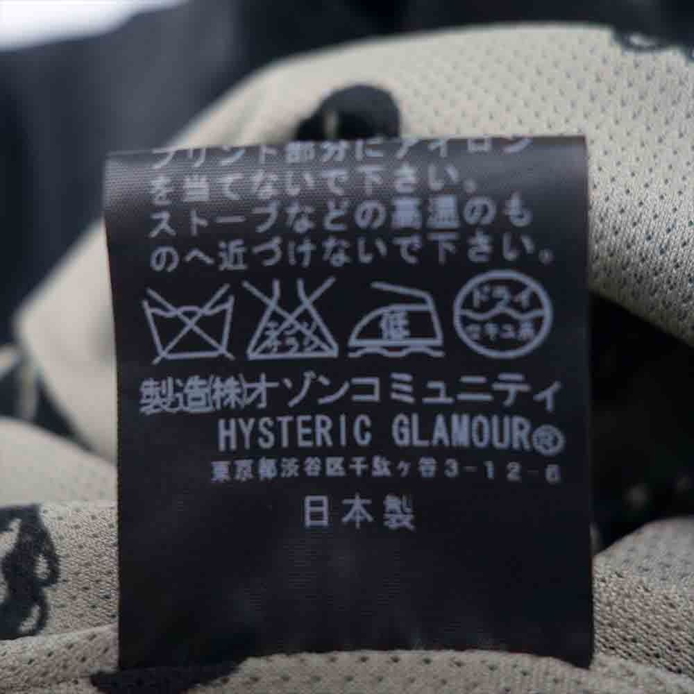 HYSTERIC GLAMOUR ヒステリックグラマー 0222AB01 × THE ROLLING STONES ローリングストーンズ × 野口強 裏地リップ&タン総柄 ブルゾン ジャケット S【中古】