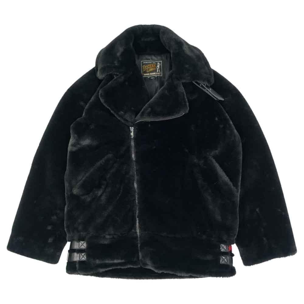 HYSTERIC GLAMOUR ヒステリックグラマー 02183AB23 × 野口強 STIE LO フェイクファー B-3 ジャケット S【中古】