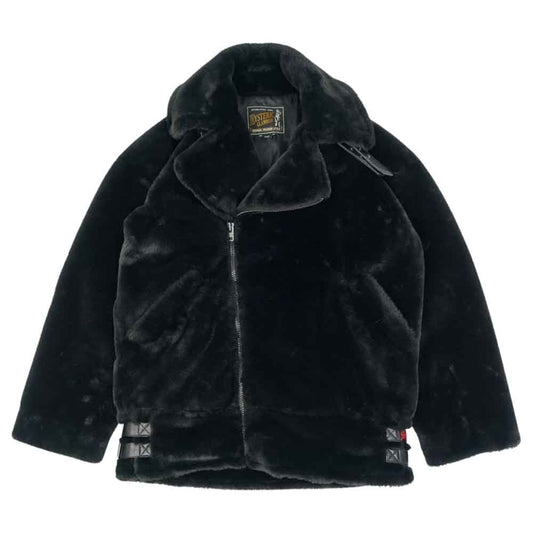 HYSTERIC GLAMOUR ヒステリックグラマー 02183AB23 × 野口強 STIE LO フェイクファー B-3 ジャケット S【中古】