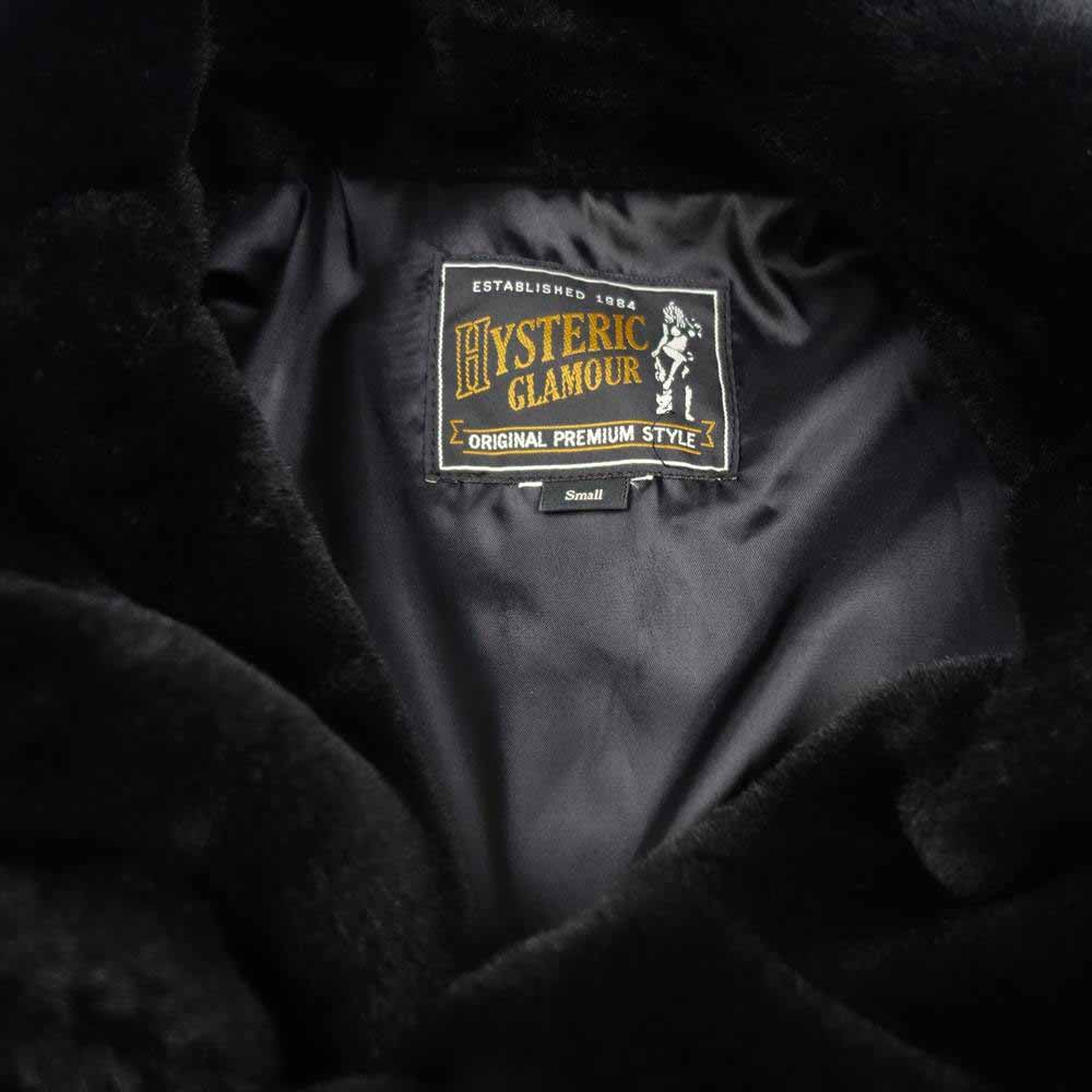 HYSTERIC GLAMOUR ヒステリックグラマー 02183AB23 × 野口強 STIE LO フェイクファー B-3 ジャケット S【中古】