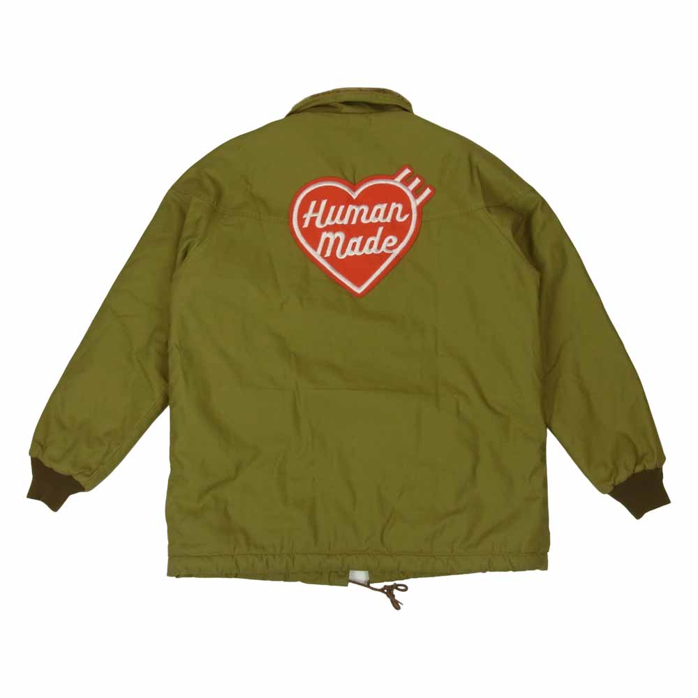 HUMAN MADE ヒューマンメイド 20AW DECK JACKET ワッペン デッキ ジャケット ベージュ系 S【中古】