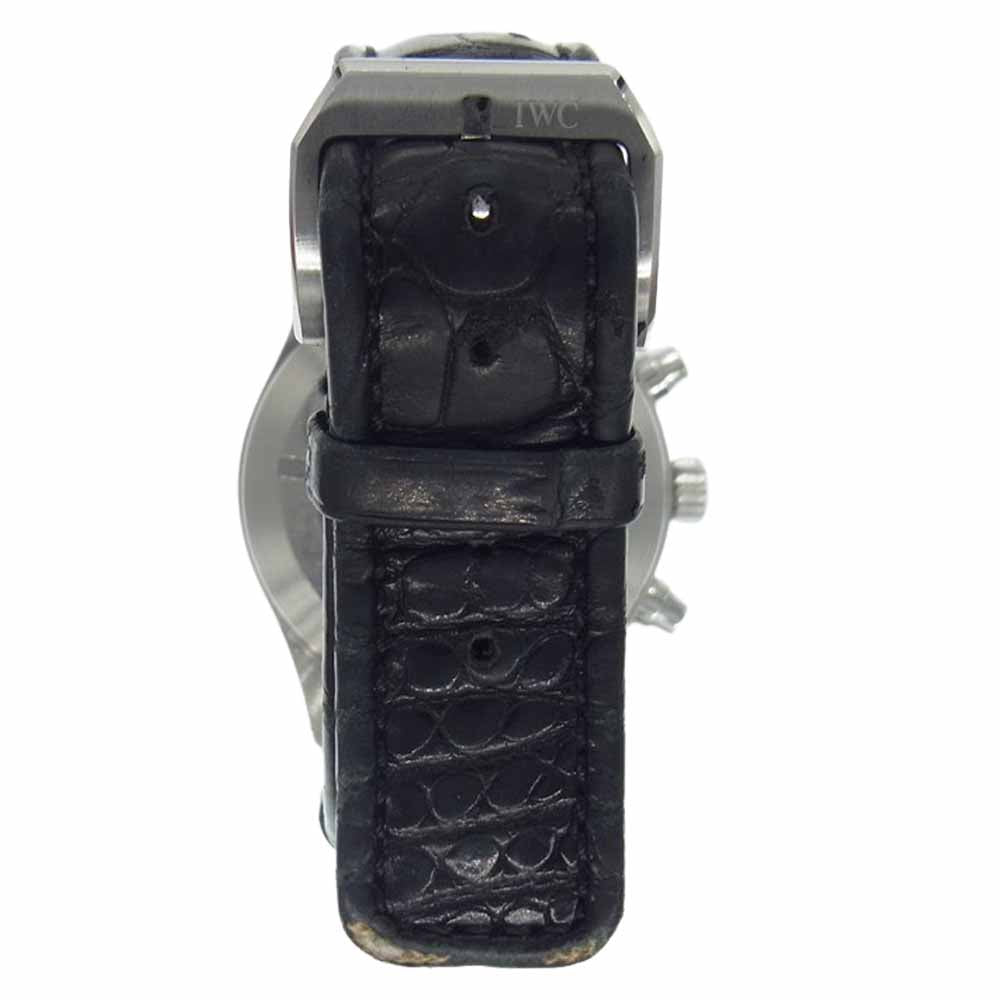 IWC インターナショナルウォッチカンパニー IW370603 IWCギャランティ付属 メカニカル フリーガー クロノグラフ 自動巻き ブラック系【中古】