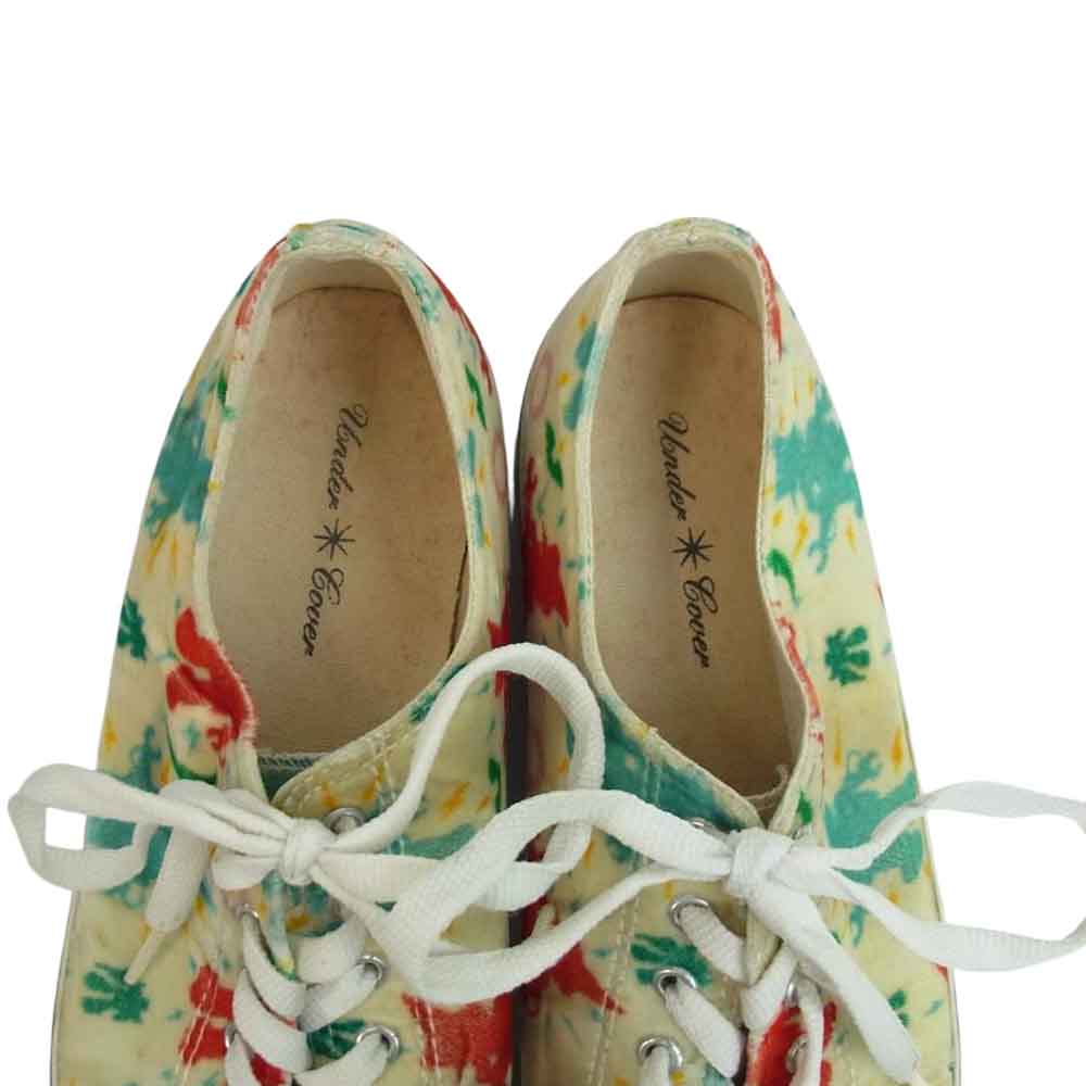 UNDERCOVER アンダーカバー M653 ベロア 総柄 スニーカー マルチカラー系 M653 L【中古】