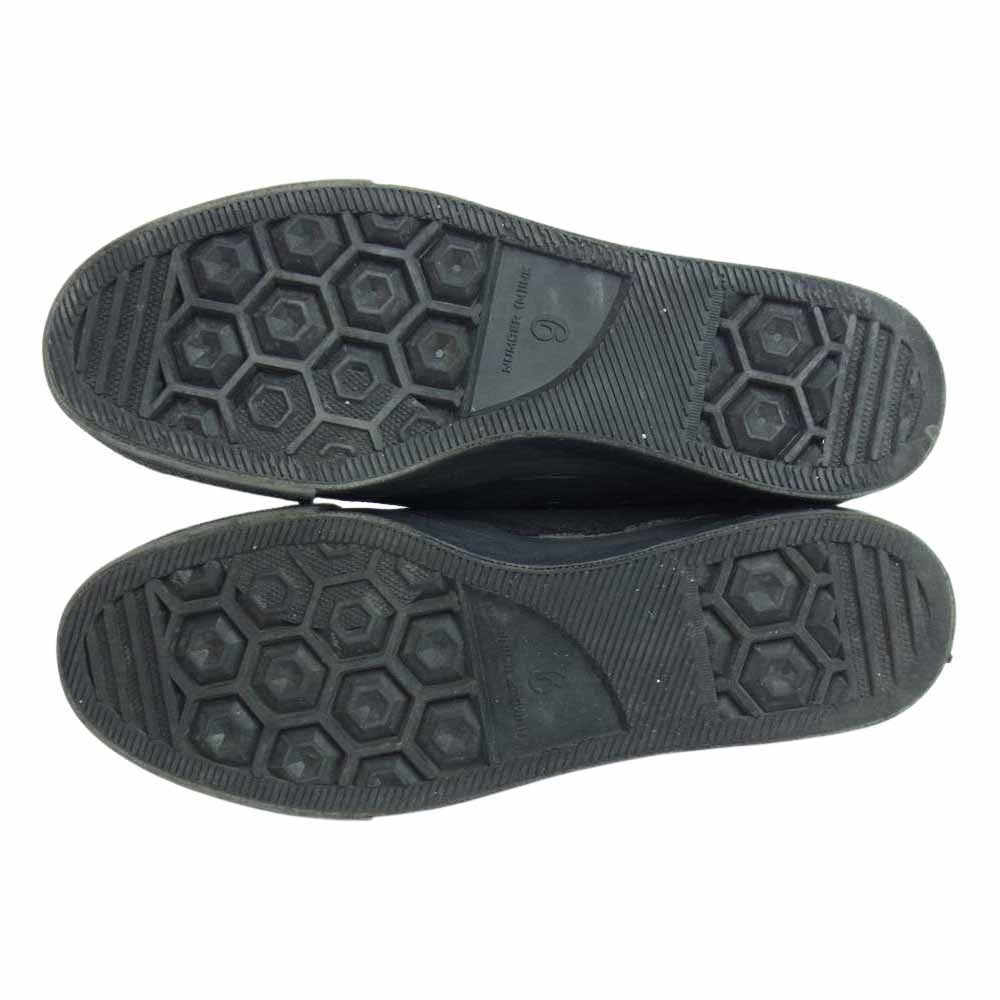 NUMBER(N)INE ナンバーナイン 06AW F06-NF004 NOIR期 レースアップ 編み上げ レザー ハイカット スニーカー ブラック系 9【中古】