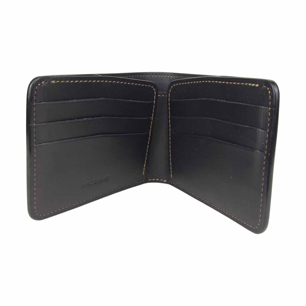WILDSWANS ワイルドスワンズ wings-cordovan-eb タイガースブラザーズ別注 シェルコードバン 2つ折り ウォレット グリーン系【中古】
