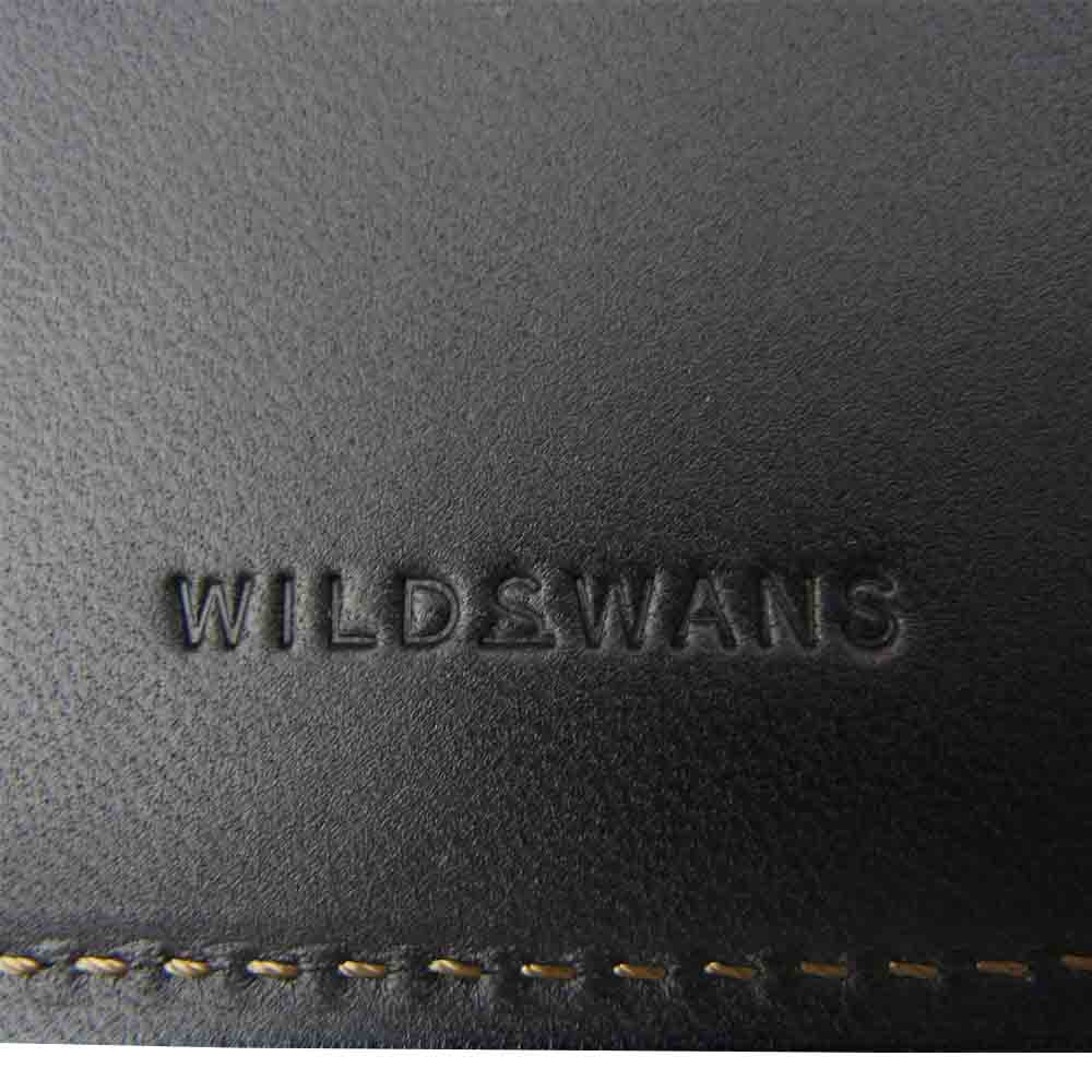 WILDSWANS ワイルドスワンズ wings-cordovan-eb タイガースブラザーズ別注 シェルコードバン 2つ折り ウォレット グリーン系【中古】