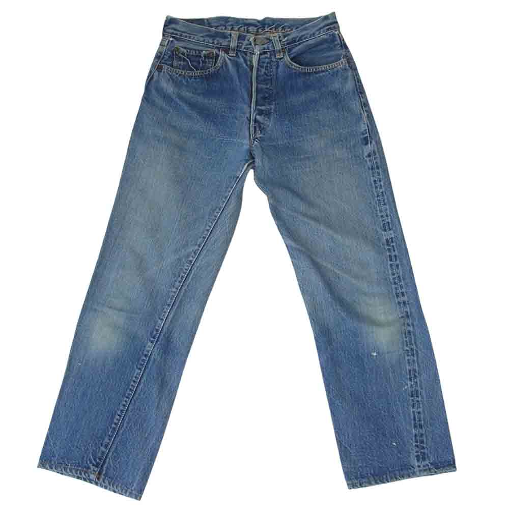 Levi's リーバイス オリジナル 501 BIG E 刻印K Vステッチ 足長R インディゴブルー系【中古】