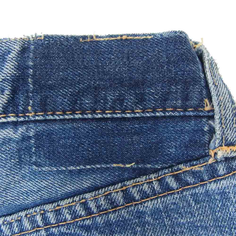 Levi's リーバイス オリジナル 501 BIG E 刻印K Vステッチ 足長R インディゴブルー系【中古】