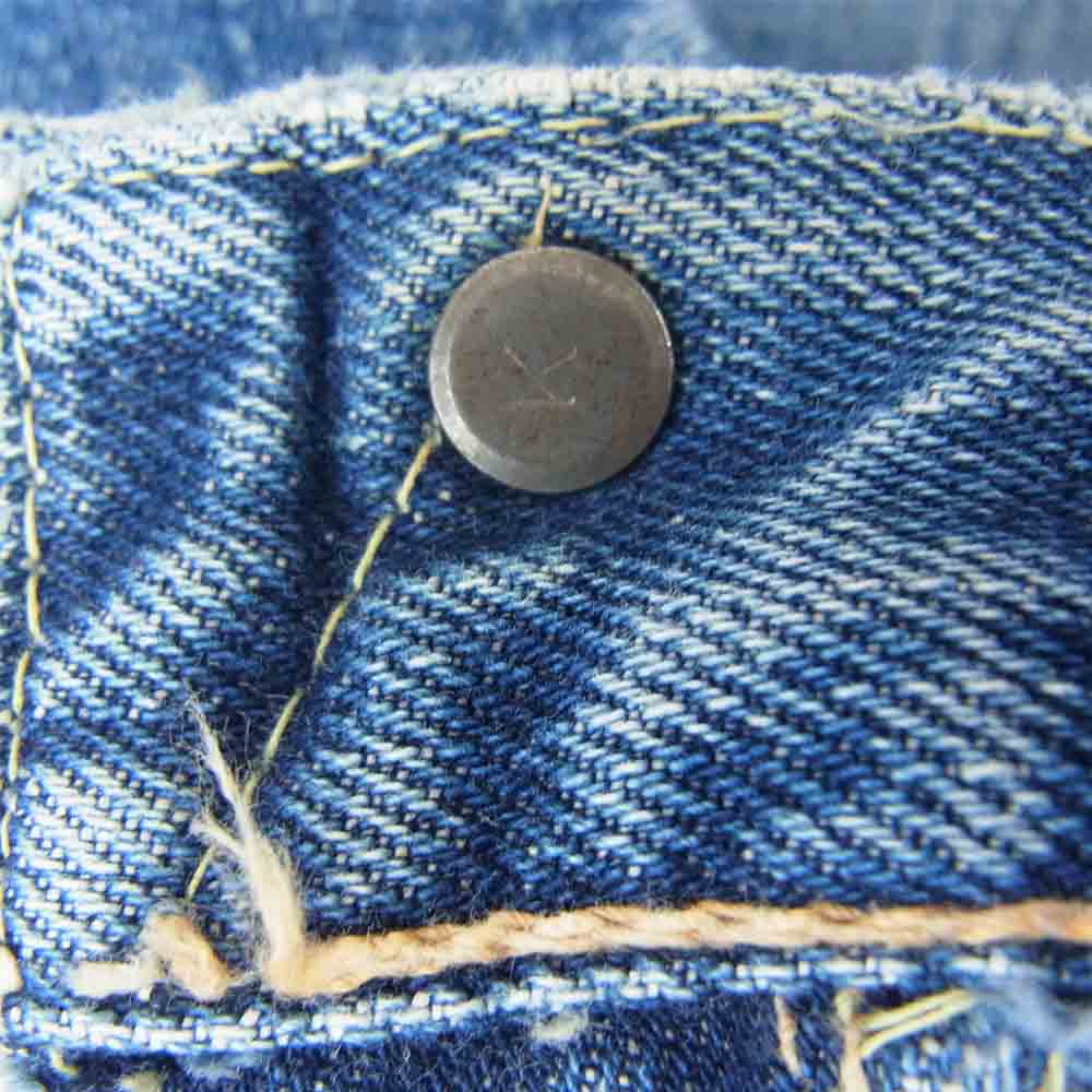 Levi's リーバイス オリジナル 501 BIG E 刻印K Vステッチ 足長R インディゴブルー系【中古】